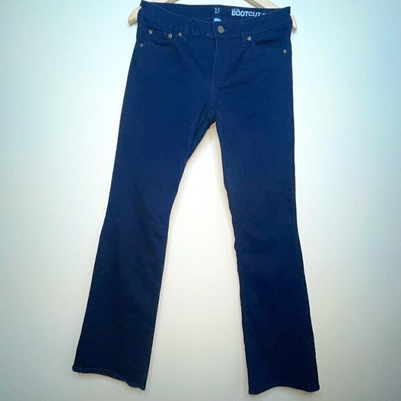 NEW york and company low rise curvy bootcut dark wash jeans - Picture 2 of 6